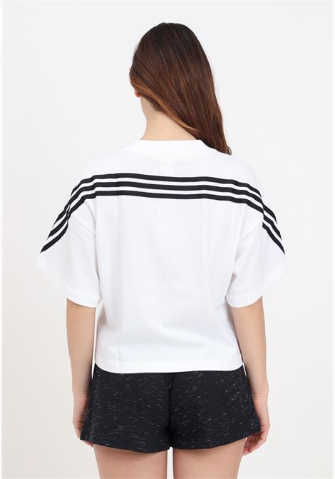 T-shirt donna bianca W Fi 3 strisce in nero ADIDAS PERFORMANCE | IV5270.